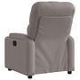 Voir la diapositive 5 : VIDAXL Fauteuil inclinable electrique Taupe Tissu