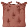 Voir la diapositive 1 : ATMOSPHERA Galette de Chaise  5 Boutons  40x40cm Terracotta