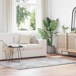 VIDAXL Tapis Shaggy a poils longs NAVARRA gris clair 130x200 cm