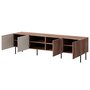 Voir la diapositive 2 : BEST MOBILIER Franco - meuble tv - effet bois - 4 portes - 200 cm