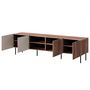 Voir la diapositive 2 : BEST MOBILIER Franco - meuble tv - effet bois - 200 cm