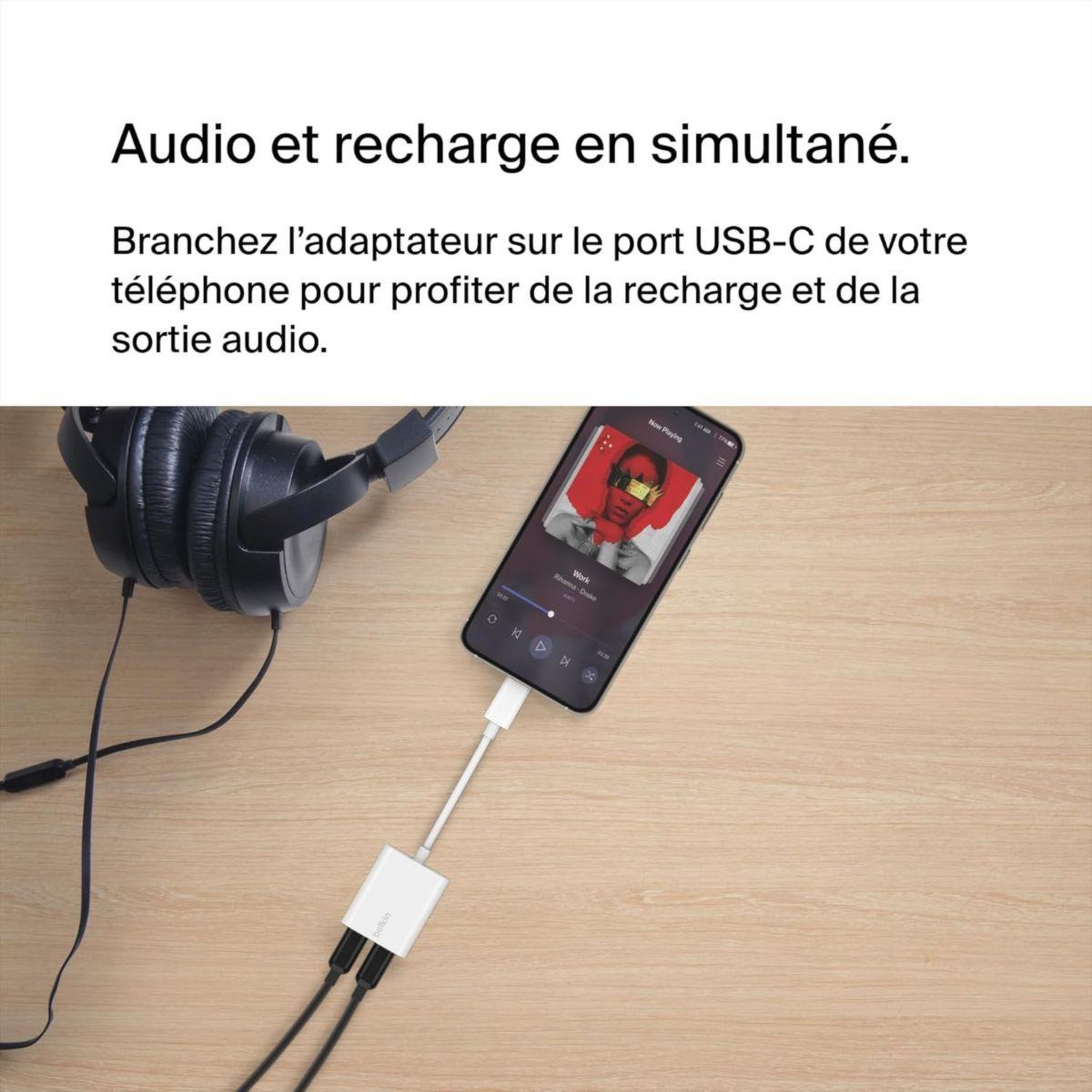 Voir la diapositive 4 : Belkin Adaptateur usb usb-c vers usb-c x2