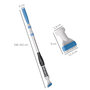Voir la diapositive 3 : OUTSUNNY Aspirateur balai électrique sans fil piscine spa - manche télescopique 106-162 cm - brosse, sac filtrant - ABS alu. - blanc bleu