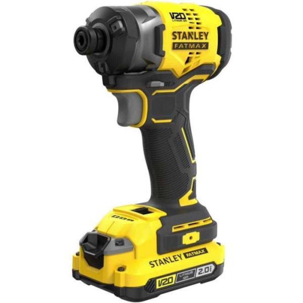 Stanley Visseuse a impacts - STANLEY FATMAX V20 - SFMCF820D2K-QW - 190 Nm Brushless - Lithium 18V - 2 Batteries 2Ah