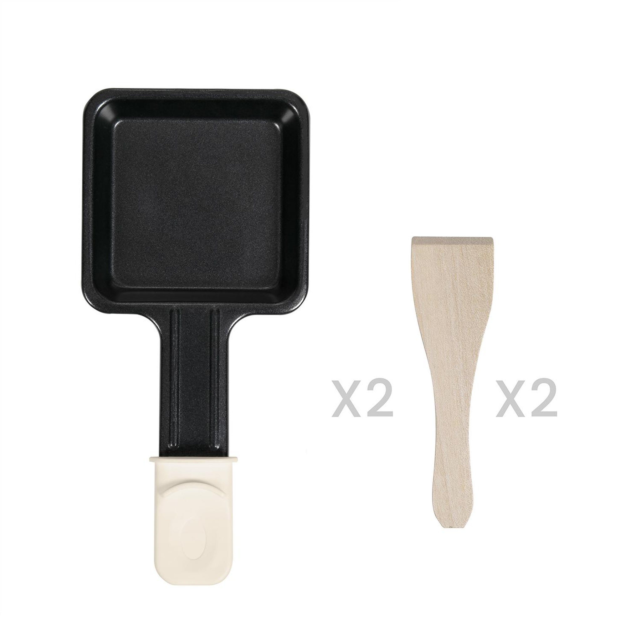 Voir la diapositive 5 : LIVOO Appareil à raclette 2 personnes 320w creme - DOC369C