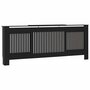 Voir la diapositive 2 : VIDAXL Cache-radiateur MDF Noir 205 cm