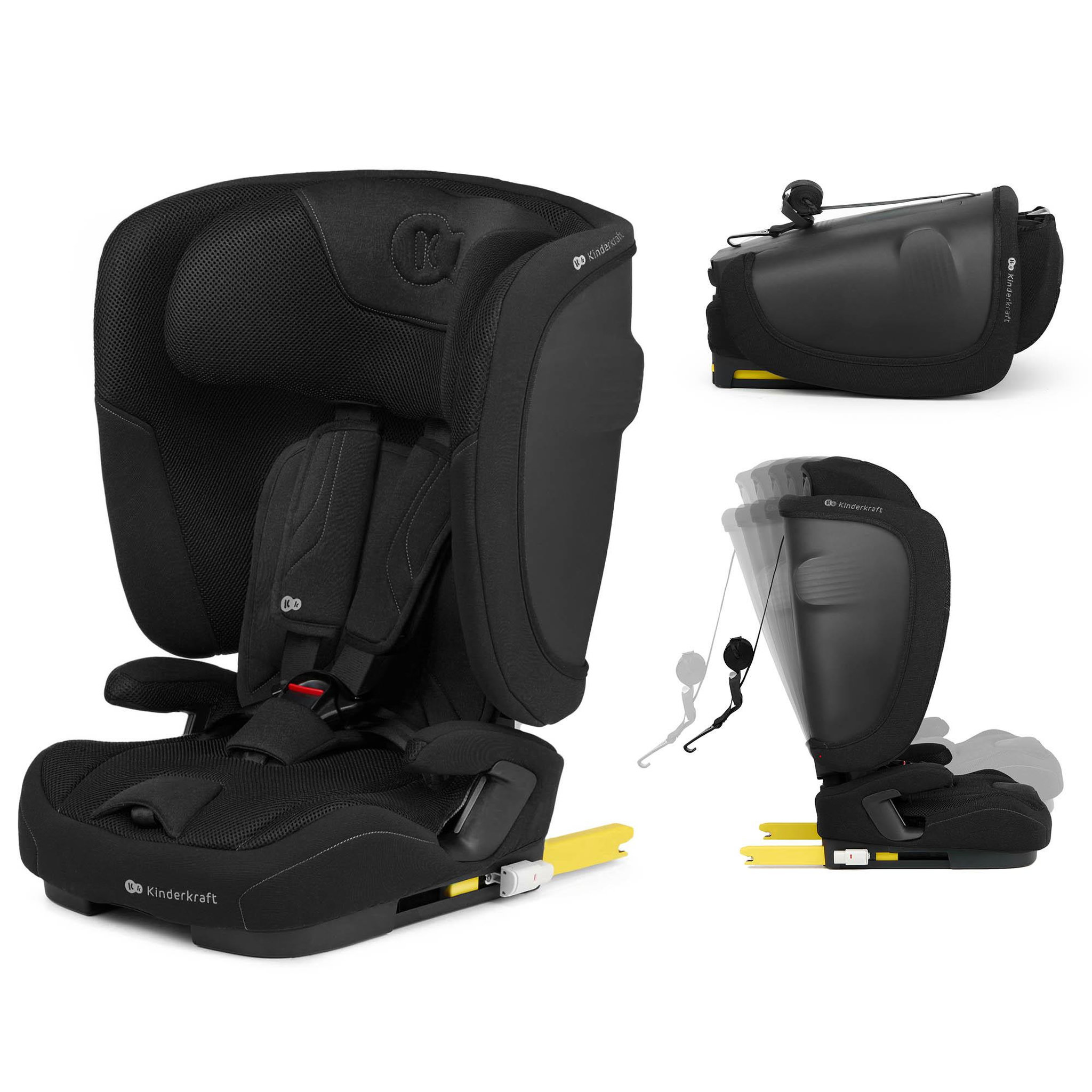 Voir la diapositive 1 : KINDERKRAFT Siege auto fix2go i size 76 150cm pratique confort