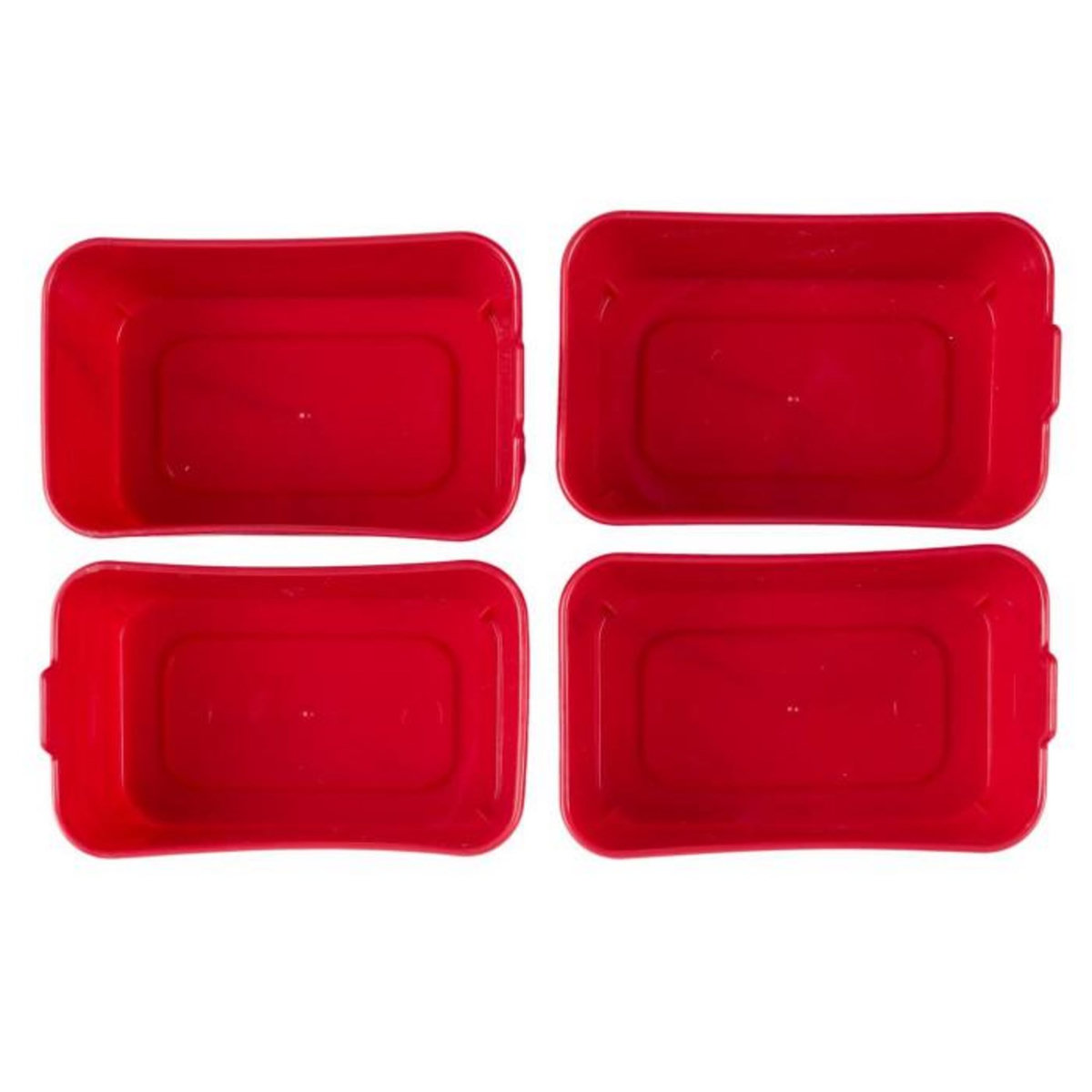 Paris Prix Lot de 7 Boîtes de Rangement  Souple  26cm Noir