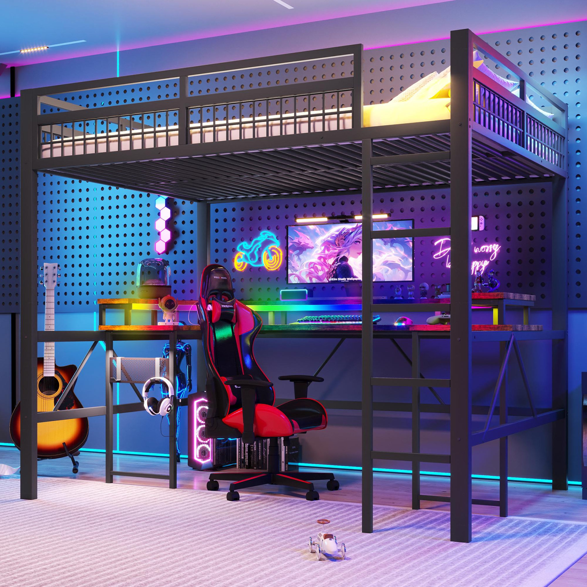 Voir la diapositive 4 : MERAX Lit mezzanine
