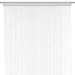 ATMOSPHERA Rideau fils - 90 x 200 cm - Blanc