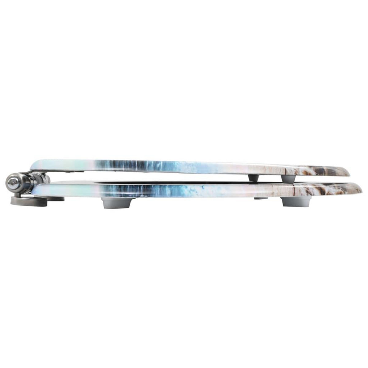 VIDAXL lot de 2 Sieges WC MDF couvercle fermeture en douceur Coquille