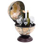 Voir la diapositive 3 : VIDAXL Support de vin globe de dessus de table Bois d'eucalyptus Blanc