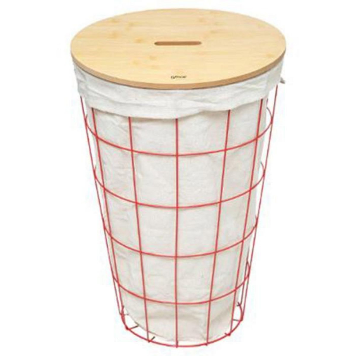 FIVE Panier à Linge Déco  Modern  42L Rose