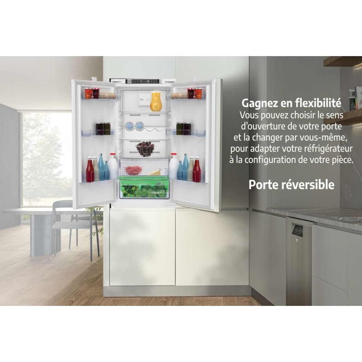 Beko Réfrigérateur combiné encastrable BCNA306E5SN