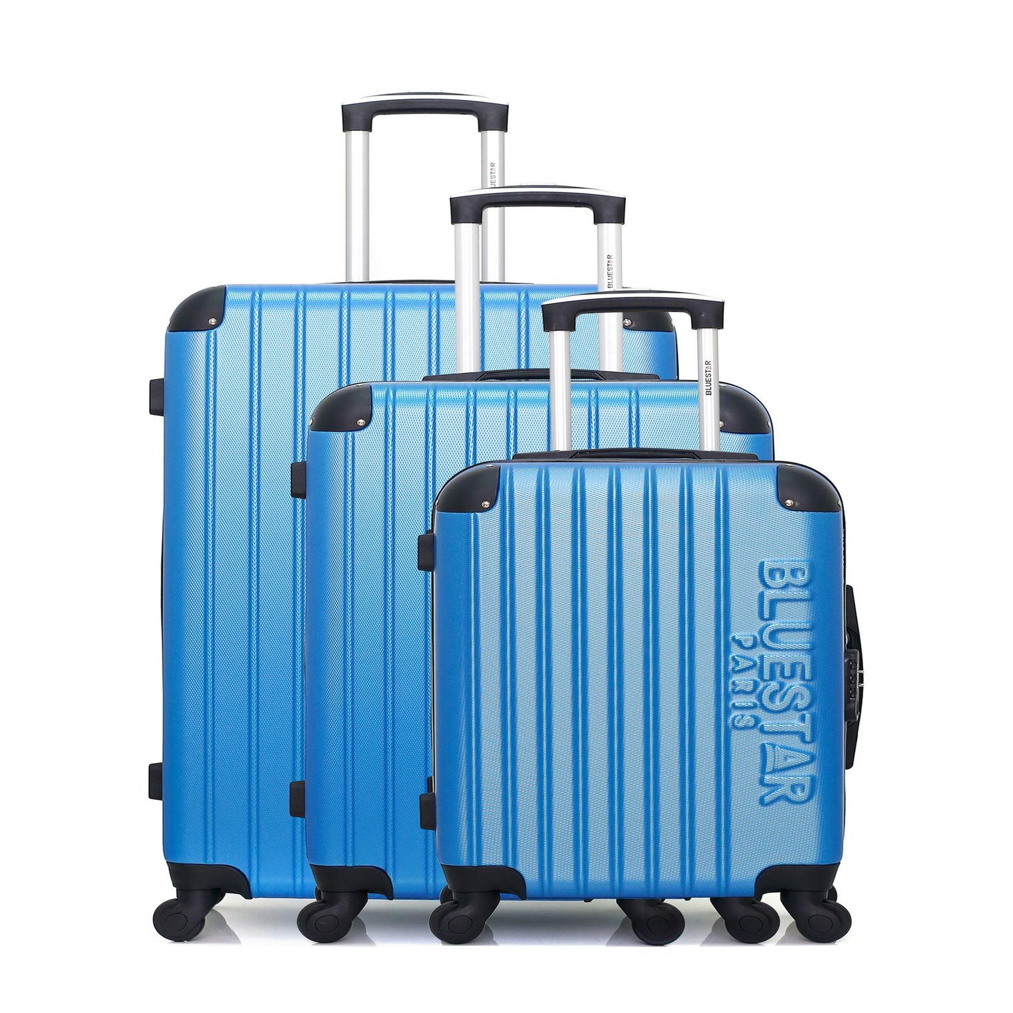 BLUESTAR Bluestar - set de 3 valises bucarest 75 cm 4 roues