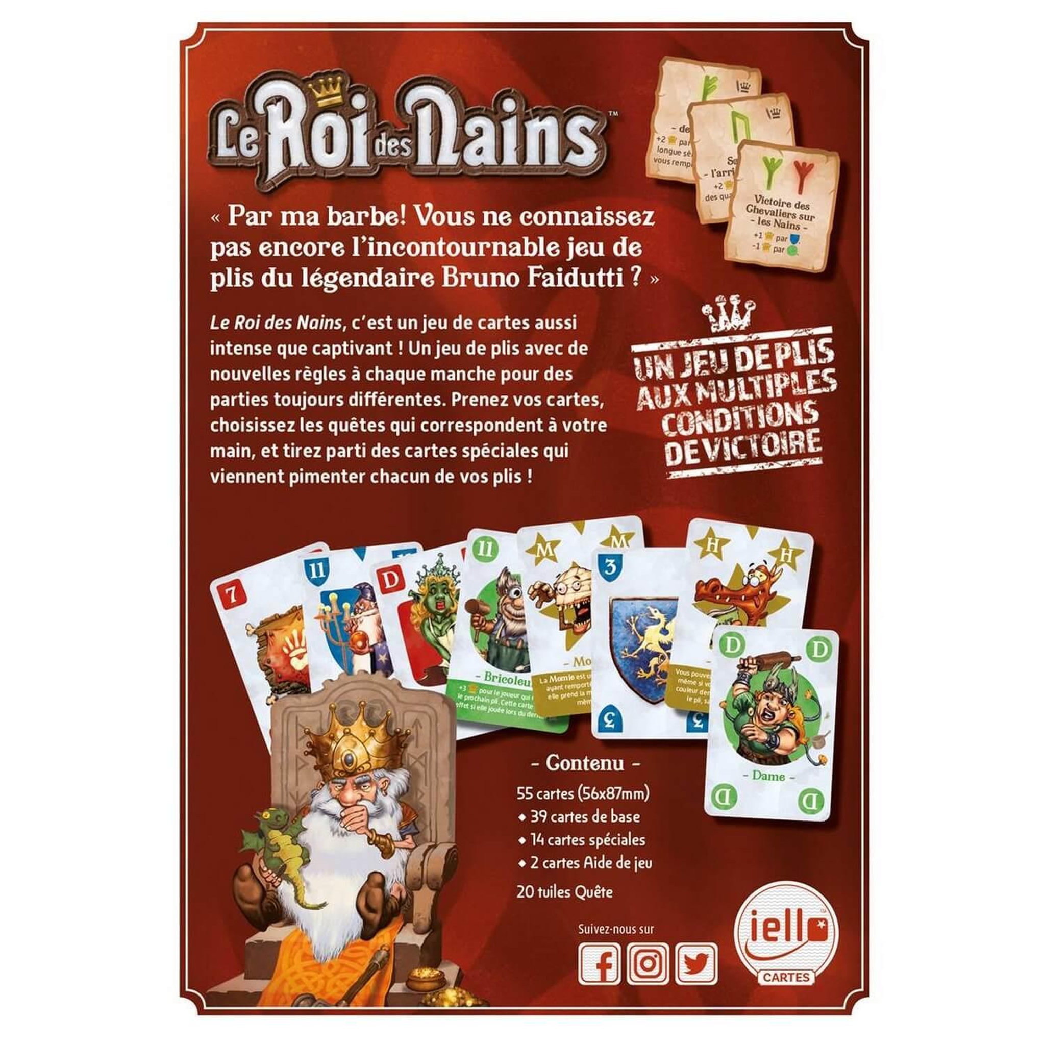 Voir la diapositive 3 : Iello Jeu de cartes Iello Roi des Nains