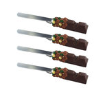 Fackelmann Ensemble de 4 Spatules pour pâte à tartiner 19 cm Fackelmann