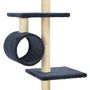 Voir la diapositive 5 : VIDAXL Arbre a chat avec griffoirs en sisal 260 cm Bleu fonce