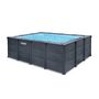 Voir la diapositive 2 : INTEX Piscine tubulaire Graphite rectangulaire 4,00 x 3,00 x 1,24 m - Intex