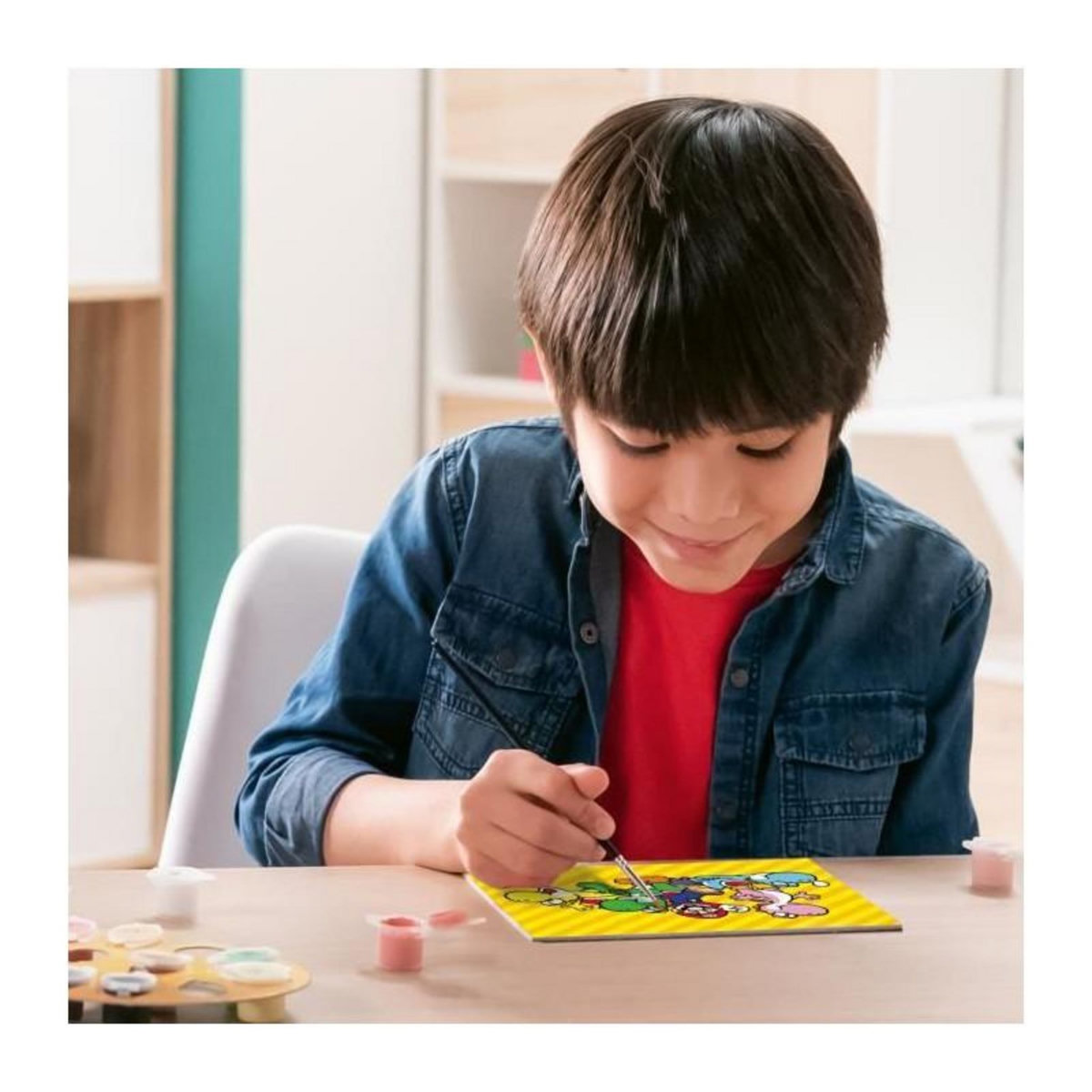 RAVENSBURGER CreArt Kids 18x24cm Super Mario, Kit de peinture par numéros Numéro d'Art, Des 7 ans, 25529, Ravensburger