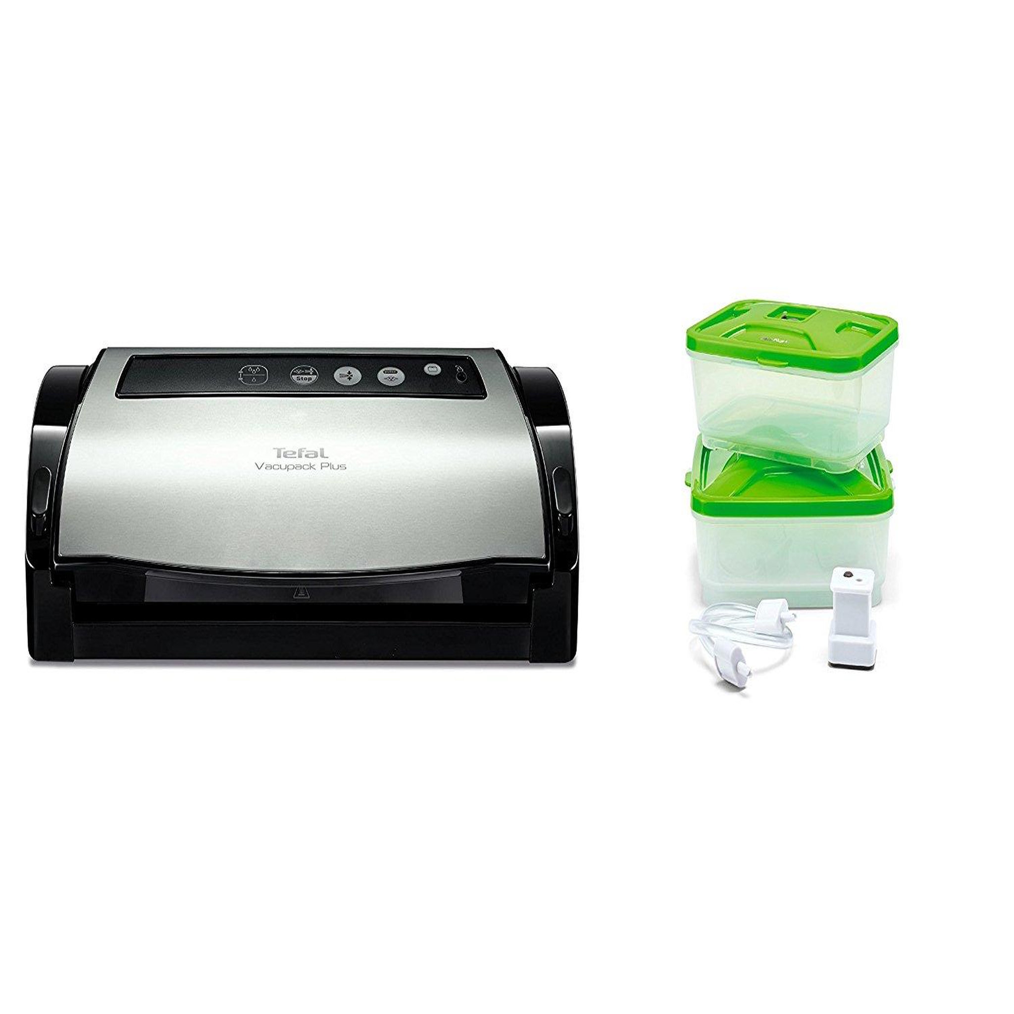 TEFAL Appareil à emballage sous vide 130w noir/inox avec accessoires - yy3107fb