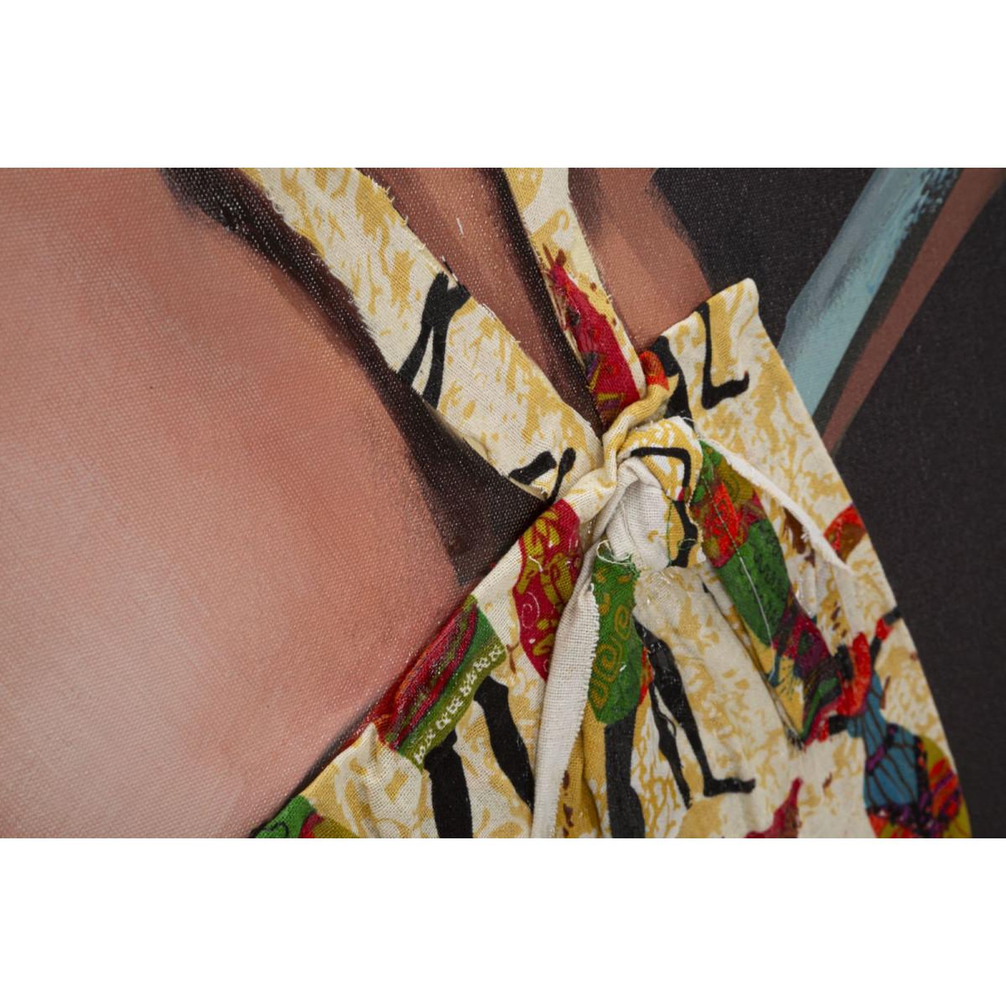 Voir la diapositive 3 : Paris Prix Toile imprimée déco  kelly  90x120cm multicolore