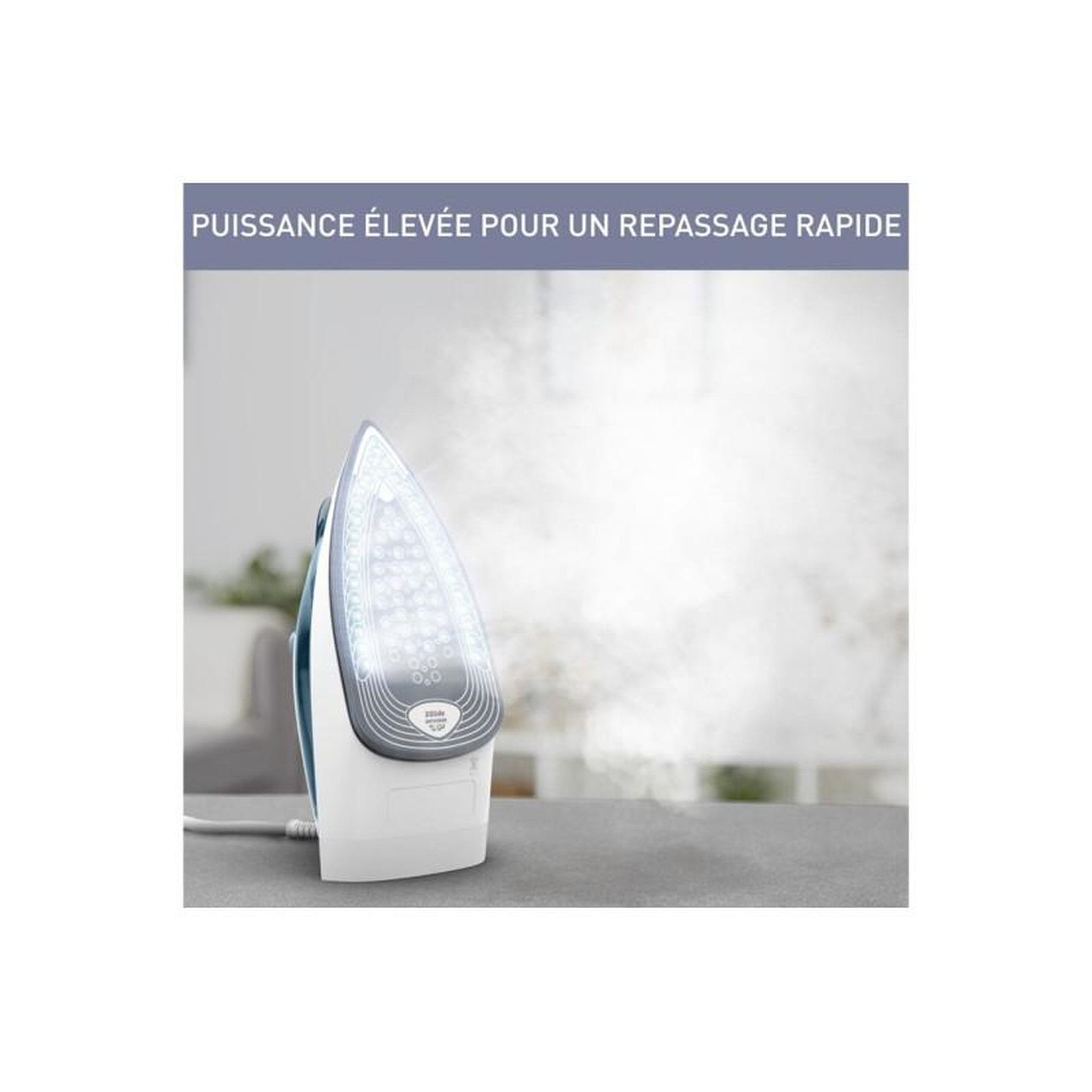 Voir la diapositive 2 : CALOR Fer à repasser Calor Fer à repasser vapeur Express 2400 W Turquoise FV2849C0