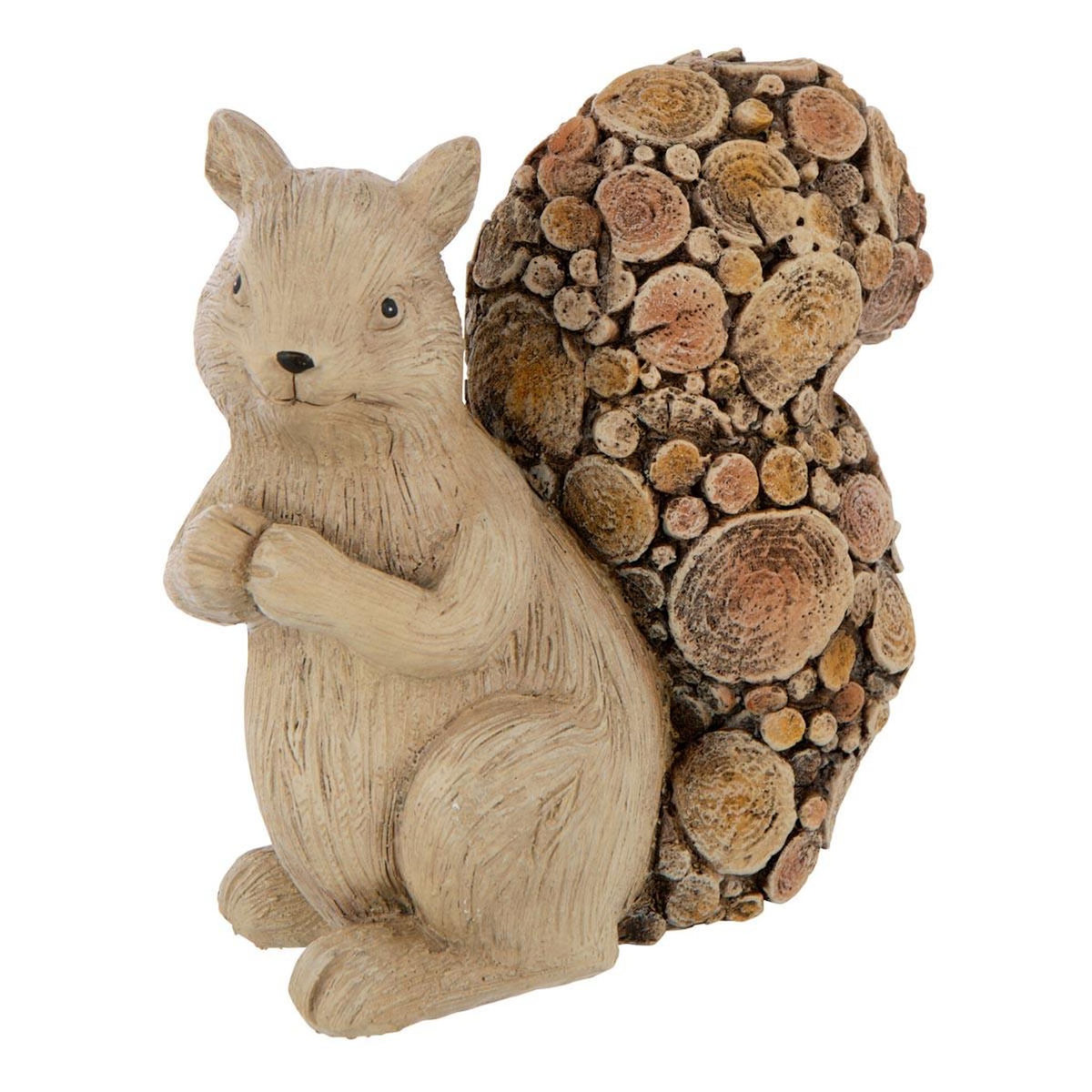 Paris Prix Statuette Écureuil  Imitation Bois  19cm Naturel