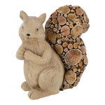 Paris Prix Statuette Écureuil  Imitation Bois  19cm Naturel