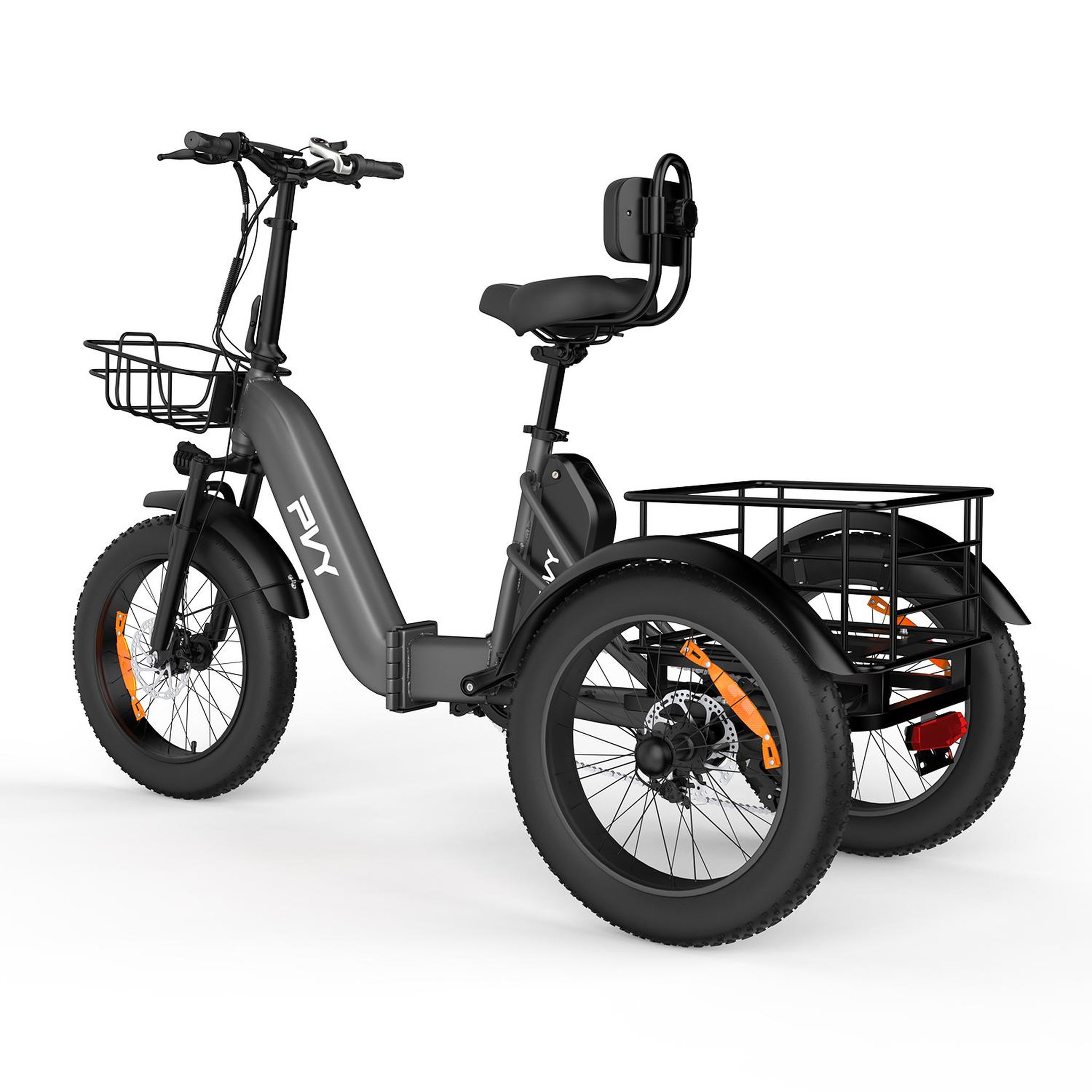 Voir la diapositive 5 : PVY Tricycle électrique de cargaison de pvy f20