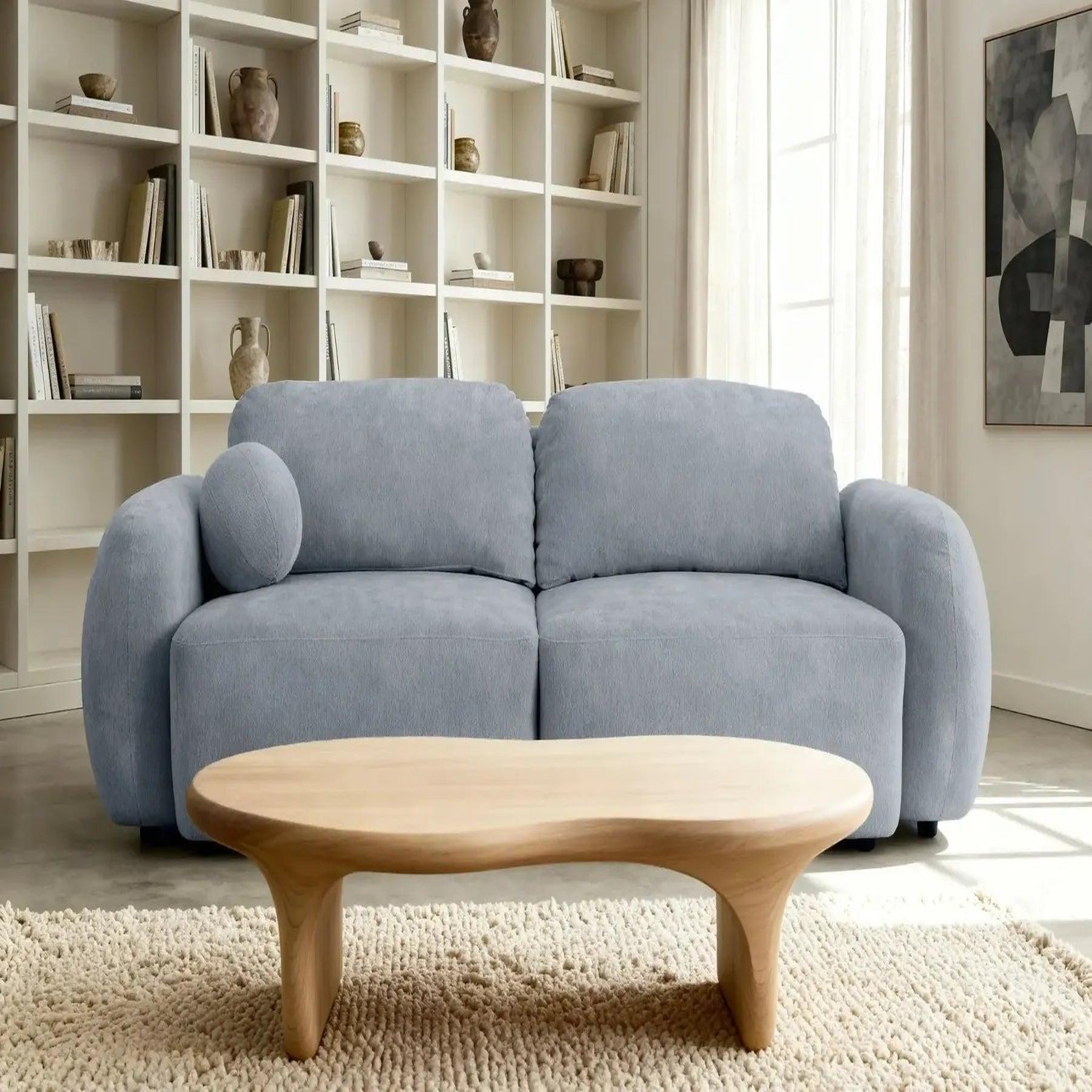 Voir la diapositive 3 : CASANOVA PARIS Martin - canapé droit convertible tissu chenille