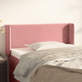 Voir la diapositive 1 : VIDAXL Tete de lit avec oreilles Rose 93x16x78/88 cm Velours
