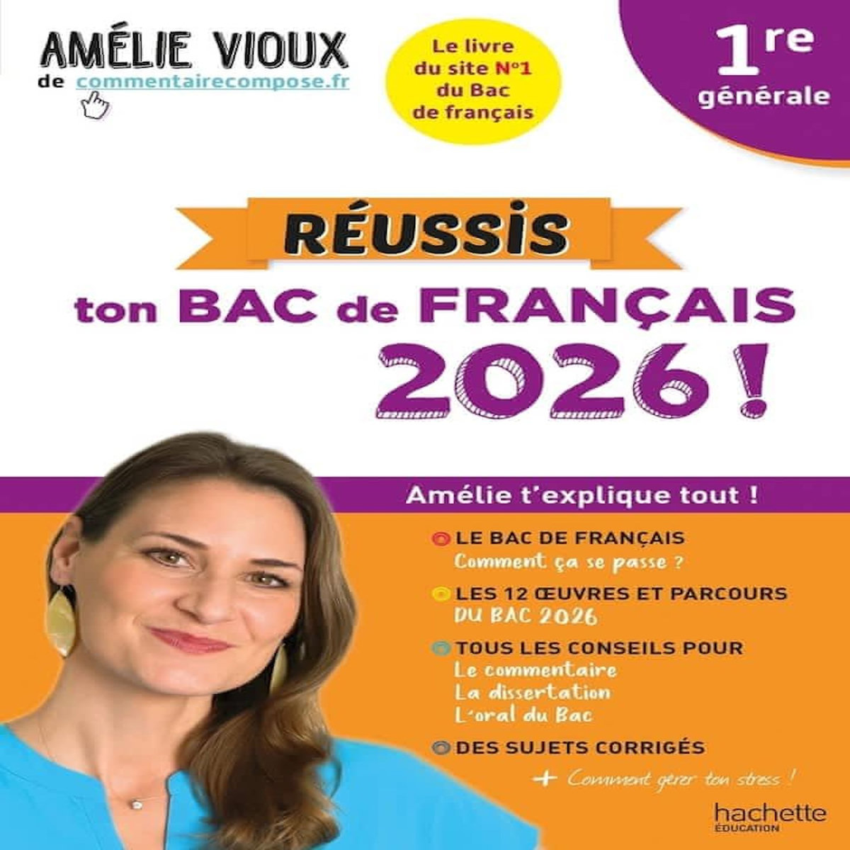 REUSSIS TON BAC DE FRANCAIS 1RE GENERALE. EDITION 2026, Vioux Amélie