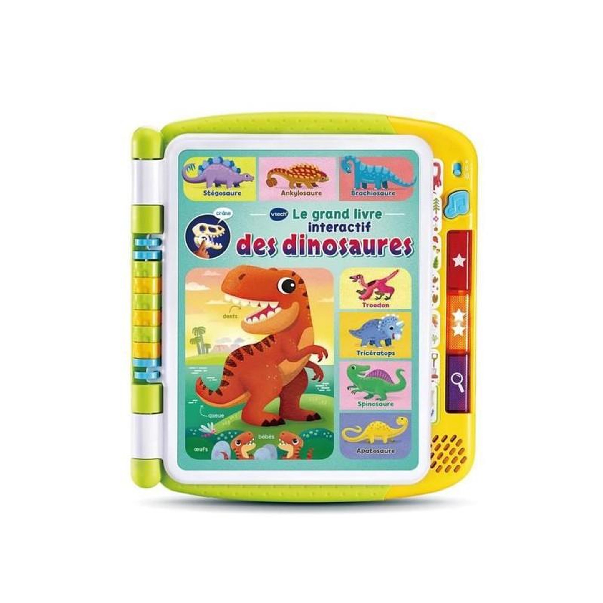 Voir la diapositive 1 : VTECH VTECH LE GRAND LIVRE INTERACTIF DES DINOSAURES
