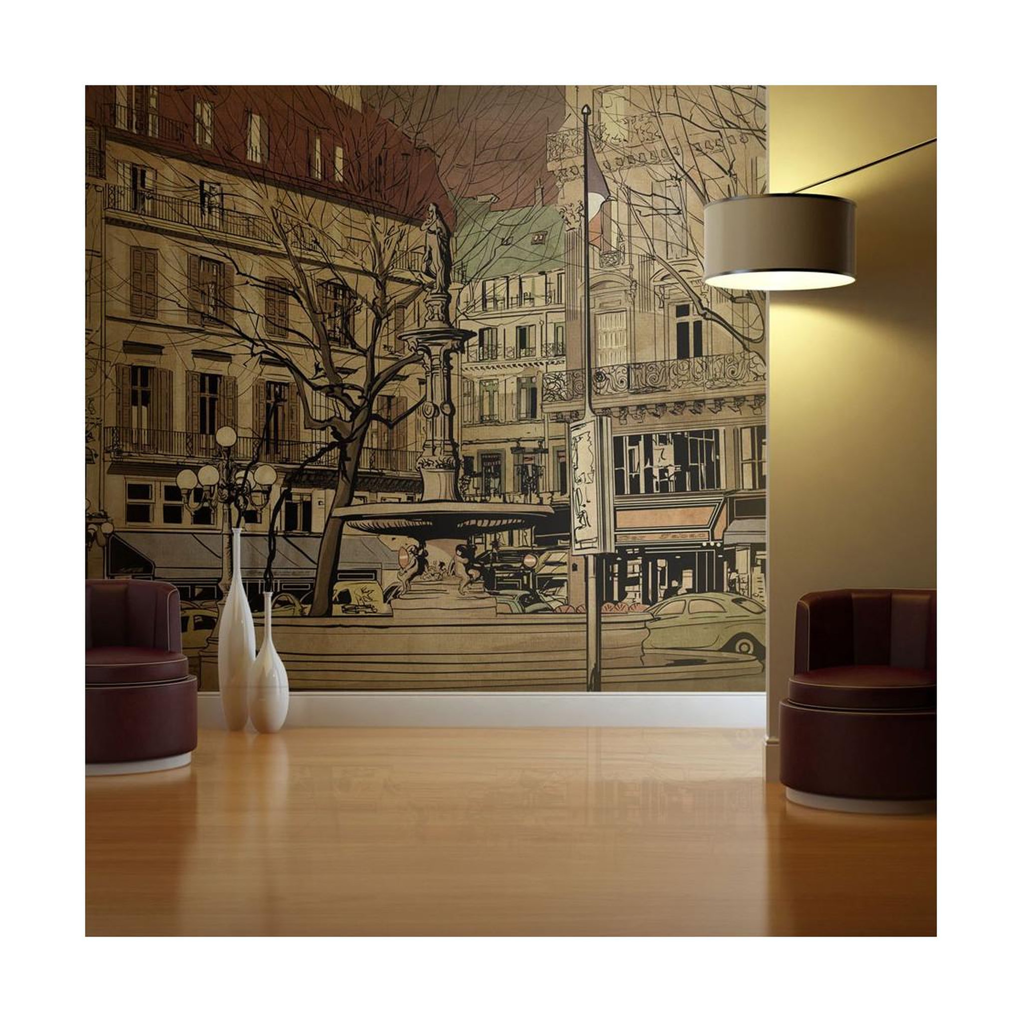 Paris Prix Papier peint  parisian fountain ii  450x270cm