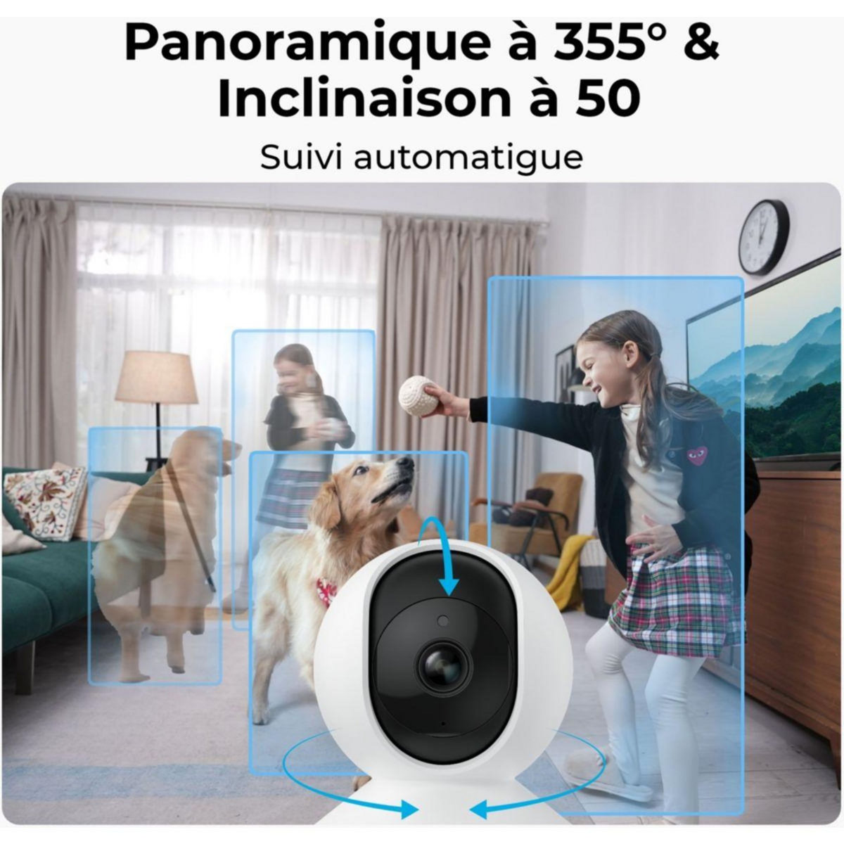 REOLINK Caméra de surveillance E330 5MP Blanche