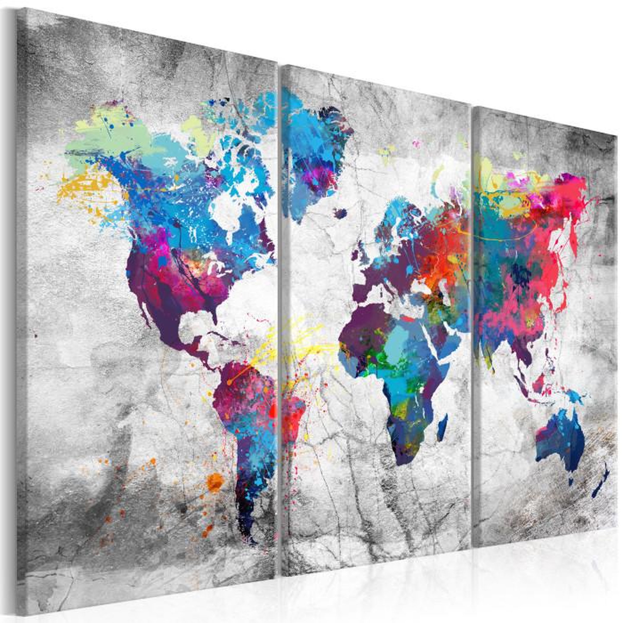 Paris Prix Tableau Imprimé  Maps : Grey Style. Coloris disponibles : Multicolore