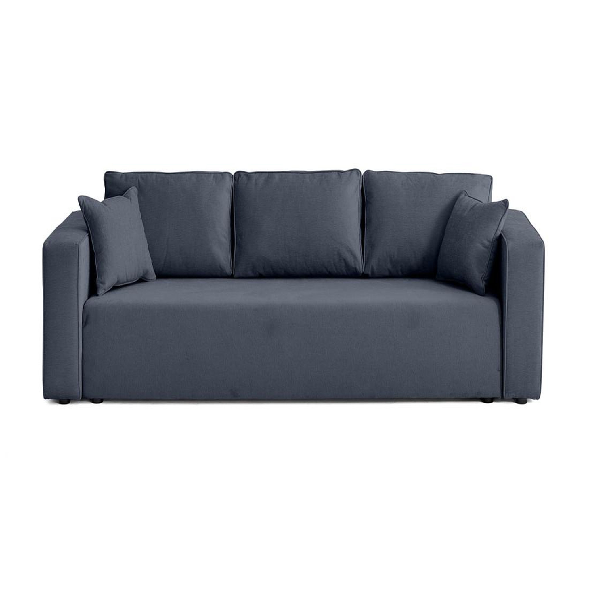 Voir la diapositive 1 : BEST MOBILIER Topaze - canapé 3 places - convertible avec coffre - en tissu