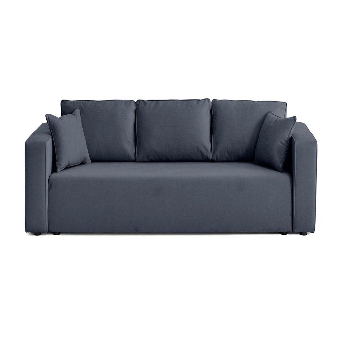 BEST MOBILIER Topaze - canapé 3 places - convertible avec coffre - en tissu