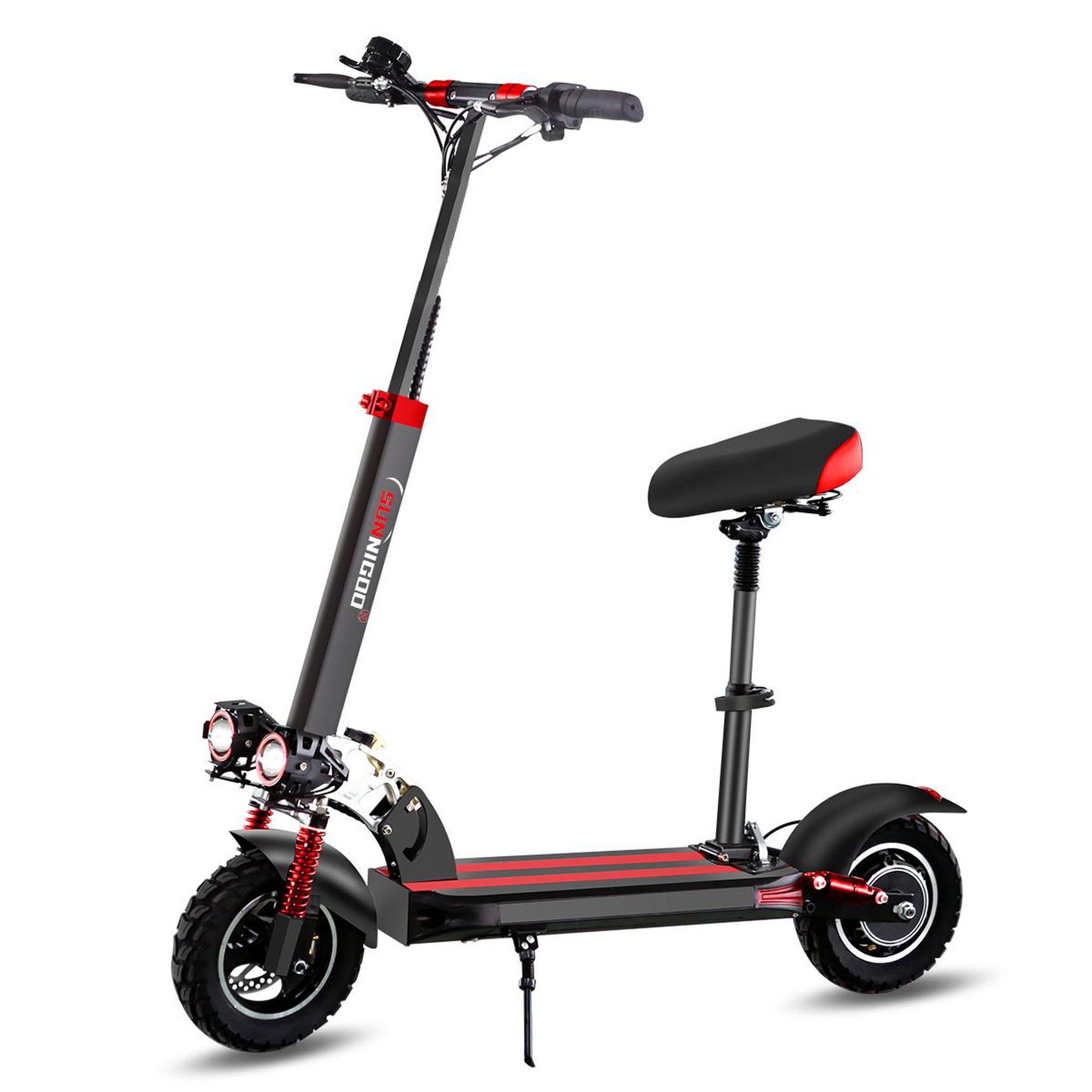 SUNNIGOO Trottinette électrique sunnigoo n3max, batterie 48 v 13 ah, selle amovible, noire