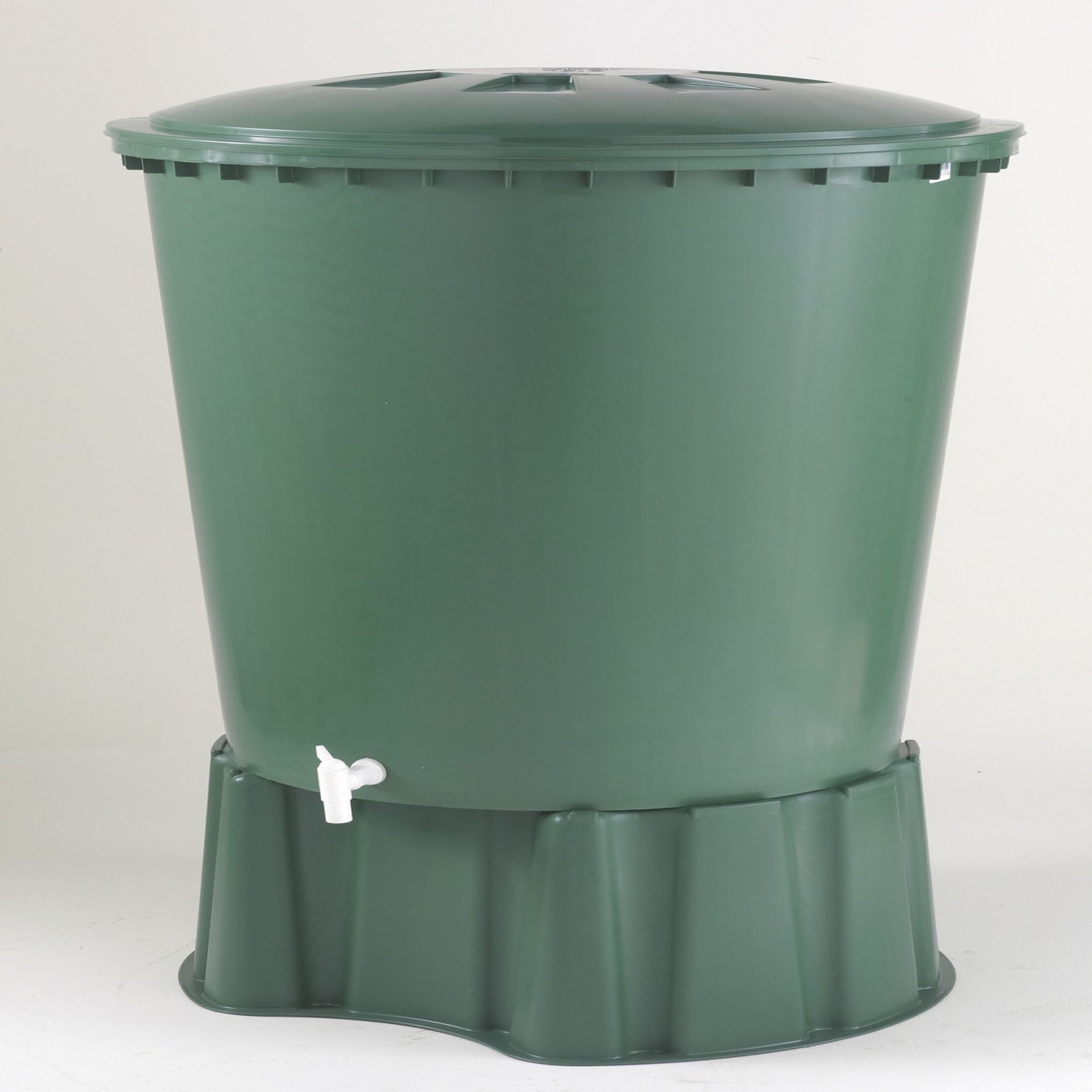 CENTRALE BRICO Récupérateur d'eau aérien GARANTIA cylindrique vert , 310 l
