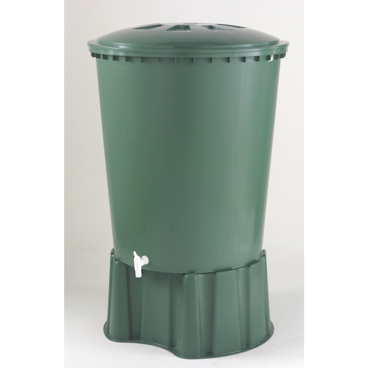 CENTRALE BRICO Récupérateur d'eau aérien GARANTIA cylindrique vert , 310 l