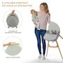 Voir la diapositive 5 : KINDERKRAFT Chaise haute 2en1 fini 2 pratique et confortable