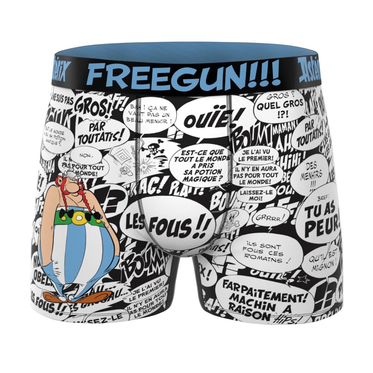 FREEGUN Lot de 3 boxers enfant Asterix