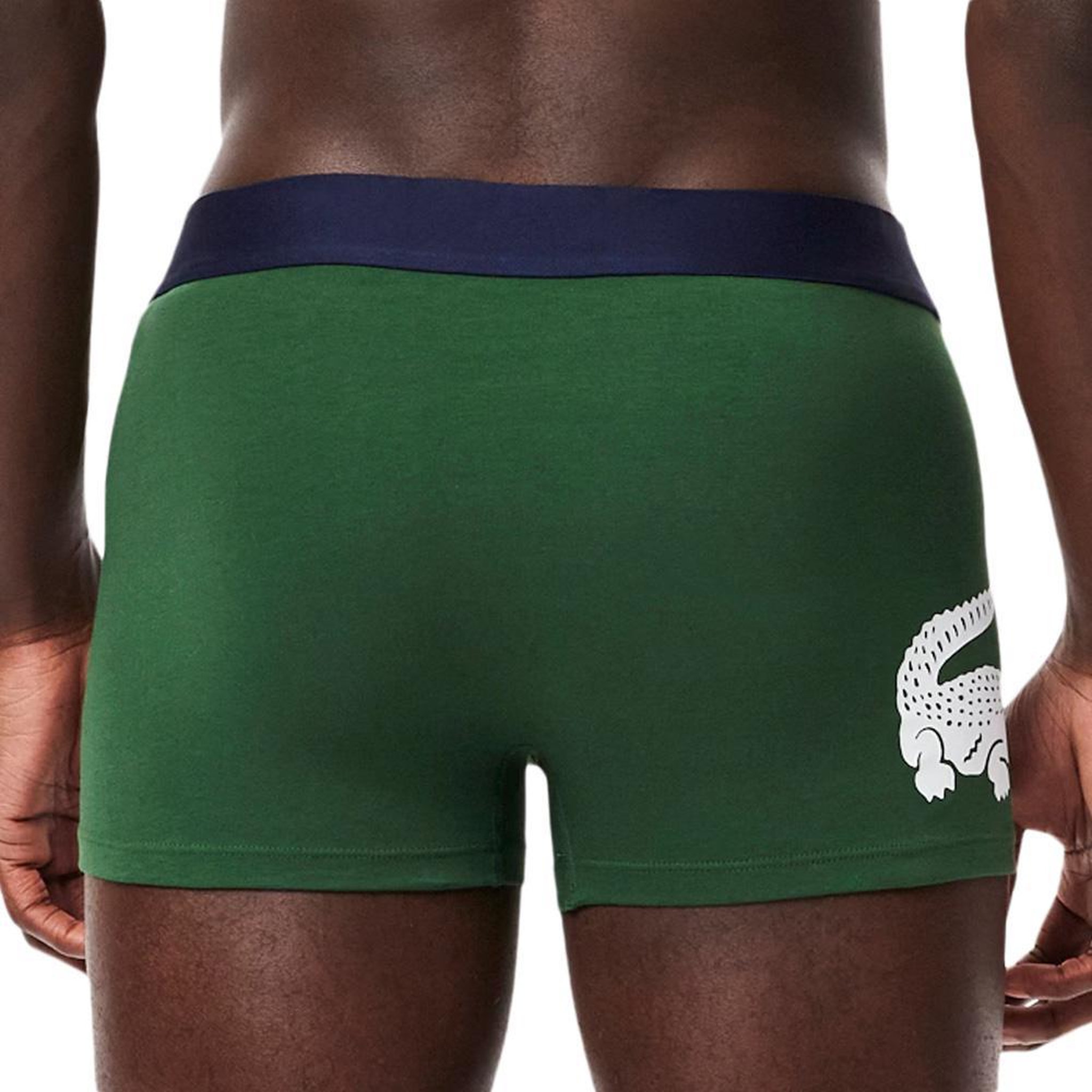 Voir la diapositive 3 : Lacoste x3 Boxers Vert Homme Lacoste Stret