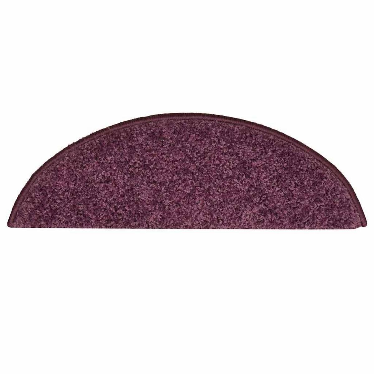 VIDAXL Tapis d'escalier 30 pcs violet fonce 56x17x3 cm