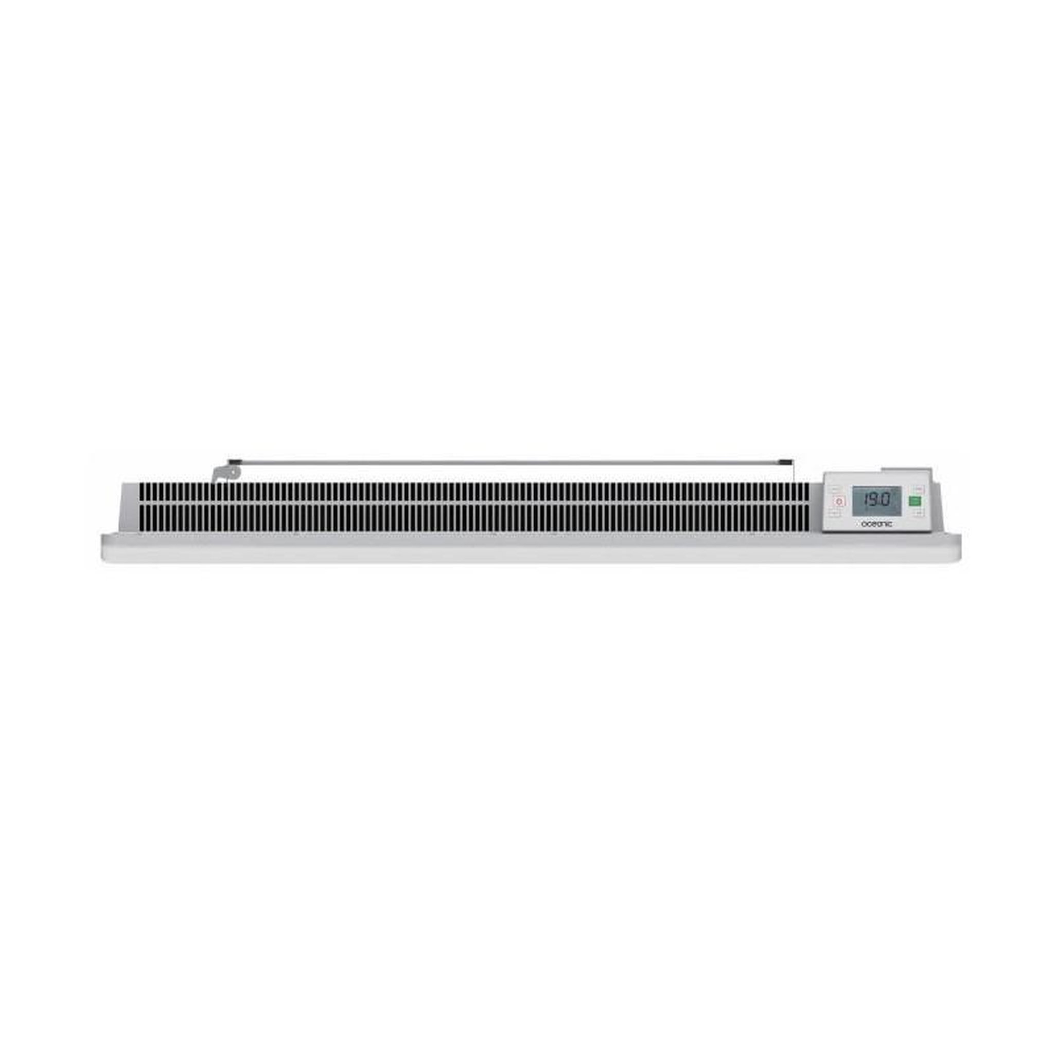 Voir la diapositive 5 : OCEANIC Radiateur électrique fixe a inertie seche céramique 2000W OCEANIC Rubis - Design galbé - Blanc - NF