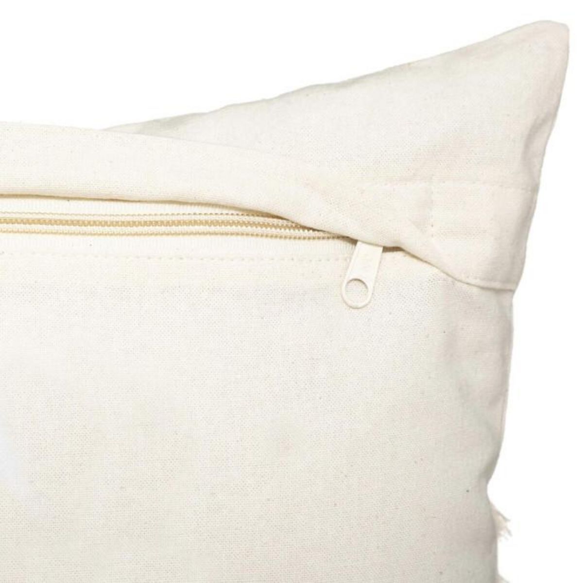 ATMOSPHERA Coussin Déco  Coton Macramé  30x50cm Ivoire