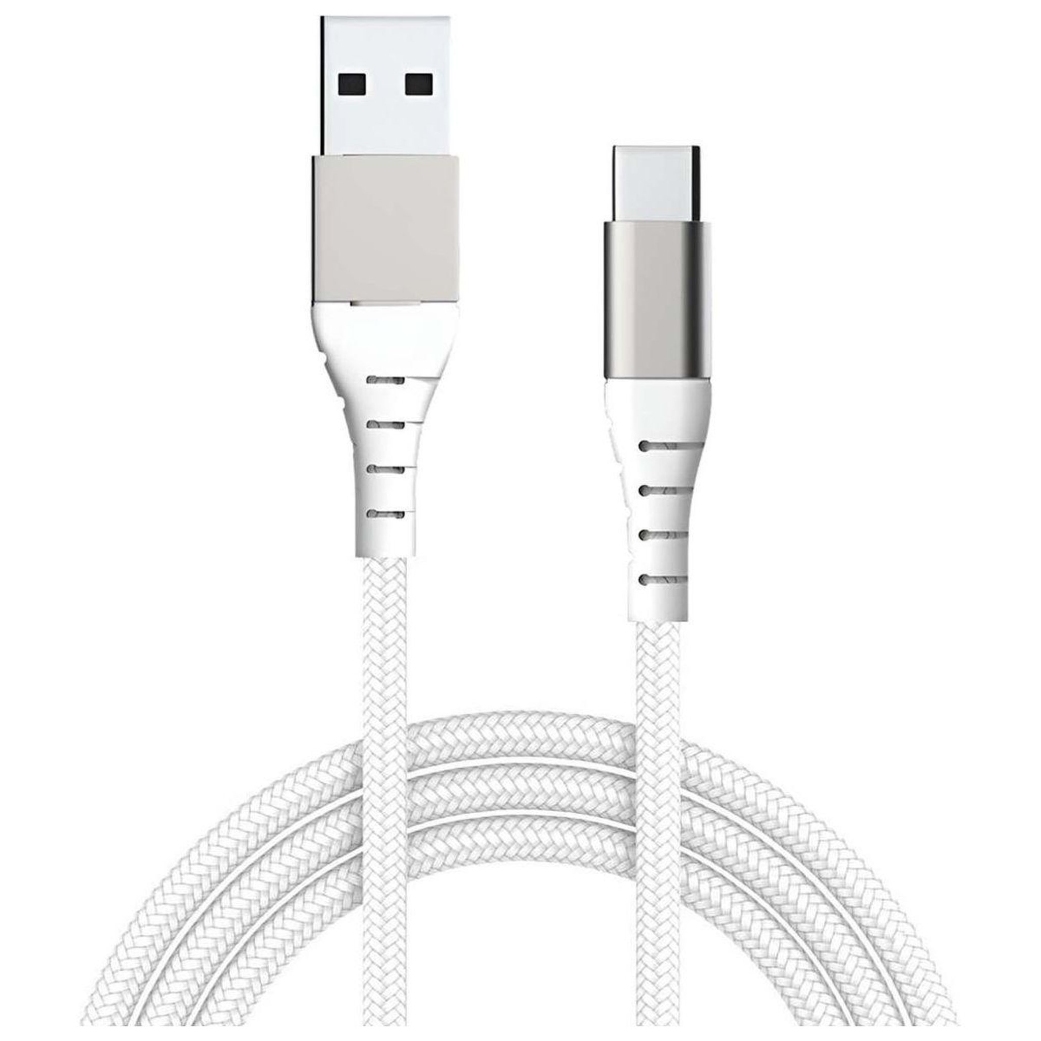 FORCE POWER Câble USB USB-A / USB-C 2m blanc