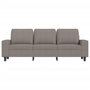 Voir la diapositive 3 : VIDAXL Canape a 3 places Taupe 180 cm Tissu